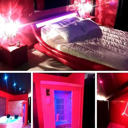 The Red - Room, Balneo & Sauna Prives Apartment Mauguio
