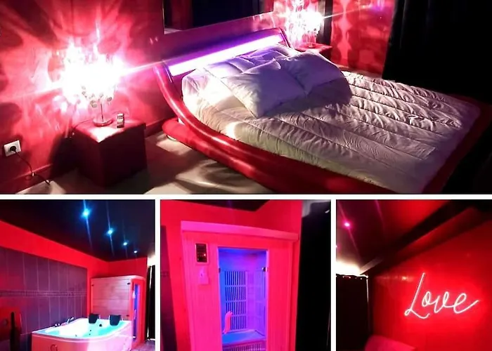 Balneo Et Sauna Prives The Red Apartment Mauguio